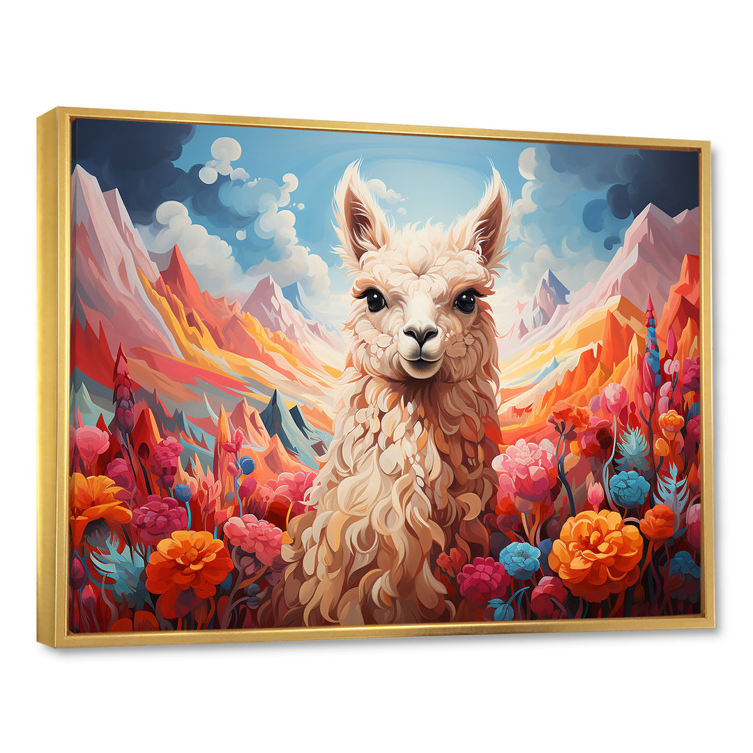 Enchanting Alpaca valley - Alpaca Home Decor Art