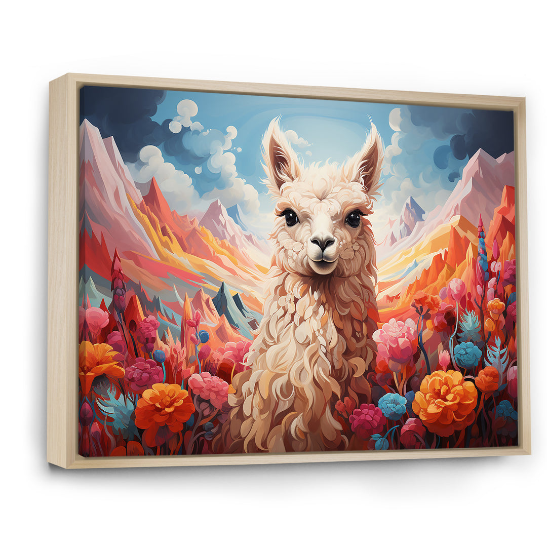 Enchanting Alpaca valley - Alpaca Home Decor Art