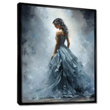 Grey Adagio Dance ballet - Fashion Canvas Wall Art