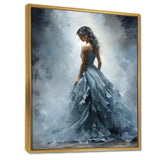 Grey Adagio Dance ballet - Fashion Canvas Wall Art