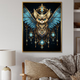 Cubist Night Sky bat - Bat Wall Art Prints