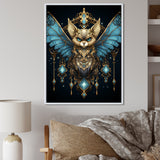 Cubist Night Sky bat - Bat Wall Art Prints