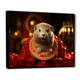 Royalty Beaver Beauty - Brown Beaver Wall Art