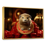 Royalty Beaver Beauty - Brown Beaver Wall Art