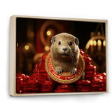 Royalty Beaver Beauty - Brown Beaver Wall Art