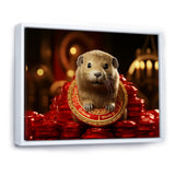 Royalty Beaver Beauty - Brown Beaver Wall Art