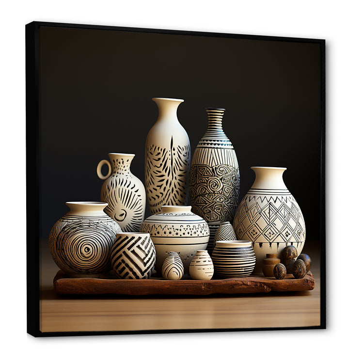 White Avant Garden boho Pottery - Animal Nursery Home Decor Art