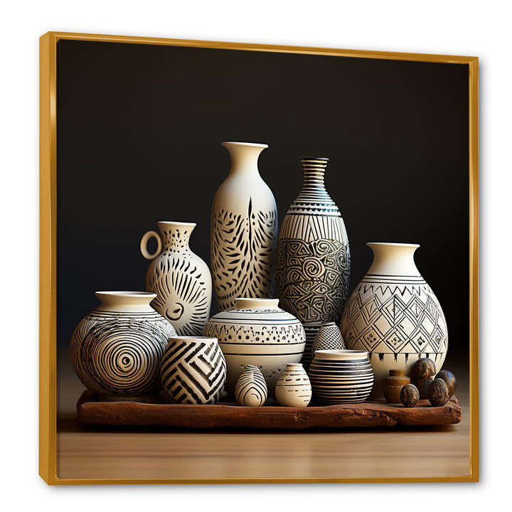 White Avant Garden boho Pottery - Animal Nursery Home Decor Art
