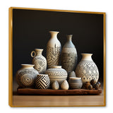 White Avant Garden boho Pottery - Animal Nursery Home Decor Art