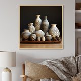 White Avant Garden boho Pottery - Animal Nursery Home Decor Art