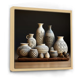 White Avant Garden boho Pottery - Animal Nursery Home Decor Art
