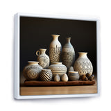 White Avant Garden boho Pottery - Animal Nursery Home Decor Art