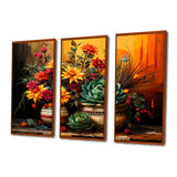 Boho mexican Pottery blooms - Multi-Panels