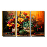 Boho mexican Pottery blooms - Multi-Panels