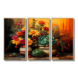Boho mexican Pottery blooms - Multi-Panels