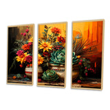 Boho mexican Pottery blooms - Multi-Panels