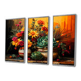 Boho mexican Pottery blooms - Multi-Panels