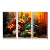 Boho mexican Pottery blooms - Multi-Panels