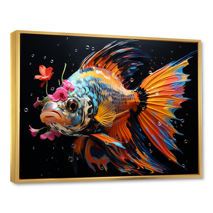 Pink butterfly fish Ocean Dance - Butterfly Fish Wall Art Prints