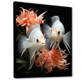 Coral Classical Butterfly fish Symphony - Coral Butterfly Fish Wall Art