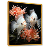 Coral Classical Butterfly fish Symphony - Coral Butterfly Fish Wall Art