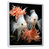 Coral Classical Butterfly fish Symphony - Coral Butterfly Fish Wall Art