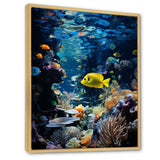 Blue butterfly fish Marine Grace - Butterfly Fish Bedroom Wall Art