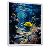 Blue butterfly fish Marine Grace - Butterfly Fish Bedroom Wall Art