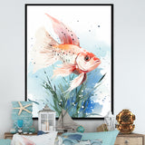 Pink butterfly fish Underwater Realm - Butterfly Fish Wall Decor