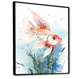 Pink butterfly fish Underwater Realm - Butterfly Fish Wall Decor