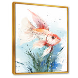 Pink butterfly fish Underwater Realm - Butterfly Fish Wall Decor