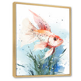 Pink butterfly fish Underwater Realm - Butterfly Fish Wall Decor