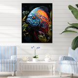 Butterfly fish in Coral elegance - Butterfly Fish Wall Art Prints