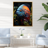 Butterfly fish in Coral elegance - Butterfly Fish Wall Art Prints