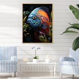 Butterfly fish in Coral elegance - Butterfly Fish Wall Art Prints