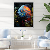 Butterfly fish in Coral elegance - Butterfly Fish Wall Art Prints