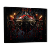 Red Gothic Luminary Grace - Fashion Canvas Wall Art