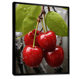 Red Cherry tree explosion 3 - Floral Canvas Wall Art