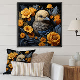 Cute chicken plumage - Chicken Living Room Wall Art