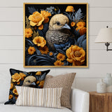 Cute chicken plumage - Chicken Living Room Wall Art