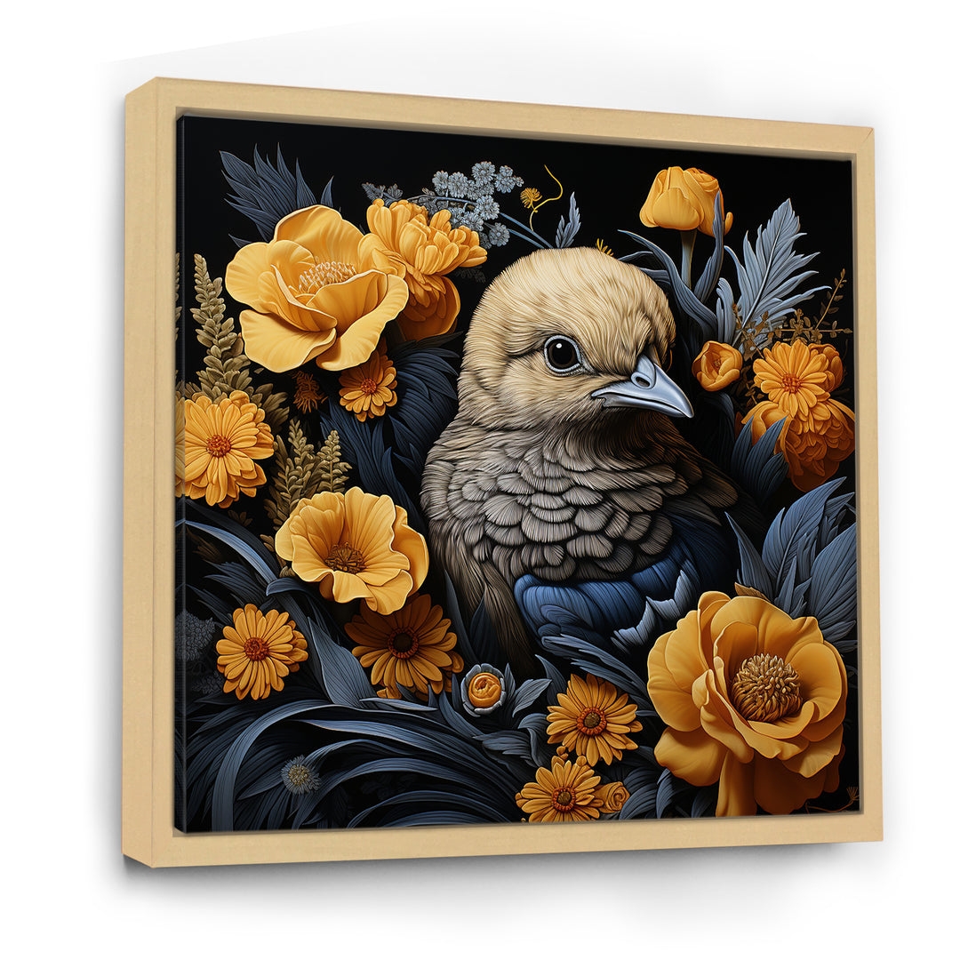 Cute chicken plumage - Chicken Living Room Wall Art
