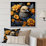 Cute chicken plumage - Chicken Living Room Wall Art