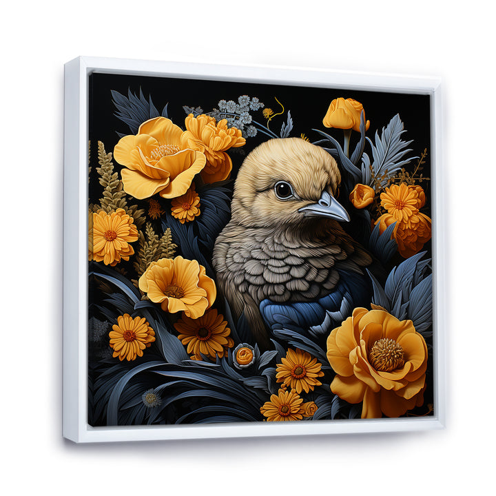 Cute chicken plumage - Chicken Living Room Wall Art