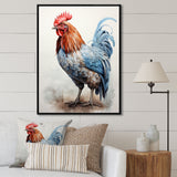 Strutting Rooster majesty - Chicken Framed Canvas Art