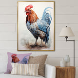Strutting Rooster majesty - Chicken Framed Canvas Art