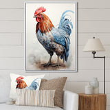 Strutting Rooster majesty - Chicken Framed Canvas Art