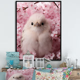Majestic chick Portrait blooms - Chicken Bedroom Wall Art