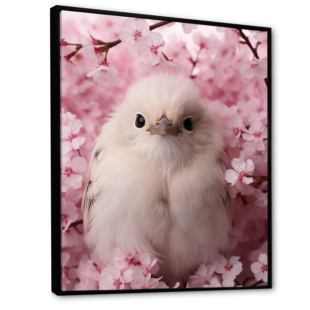 Majestic chick Portrait blooms - Chicken Bedroom Wall Art