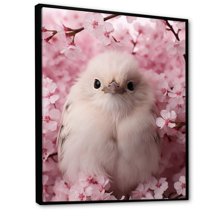 Majestic chick Portrait blooms - Chicken Bedroom Wall Art