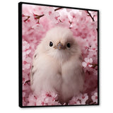 Majestic chick Portrait blooms - Chicken Bedroom Wall Art